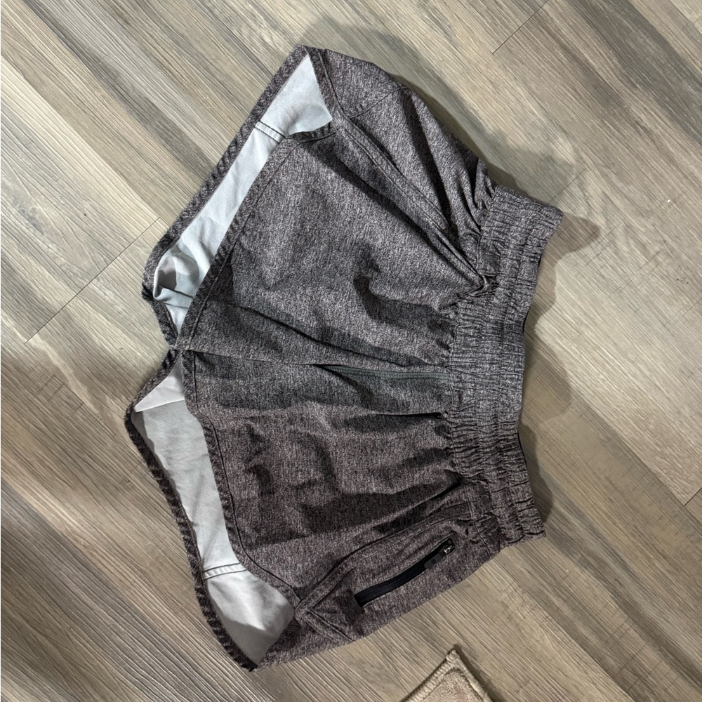 Lululemon Athletica Black and Gray Shorts